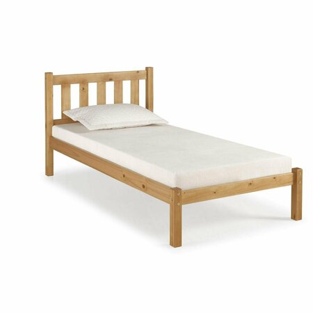 KD CAMA DE BEBE Poppy Twin Size Wood Platform Bed Cinnamon KD3251412